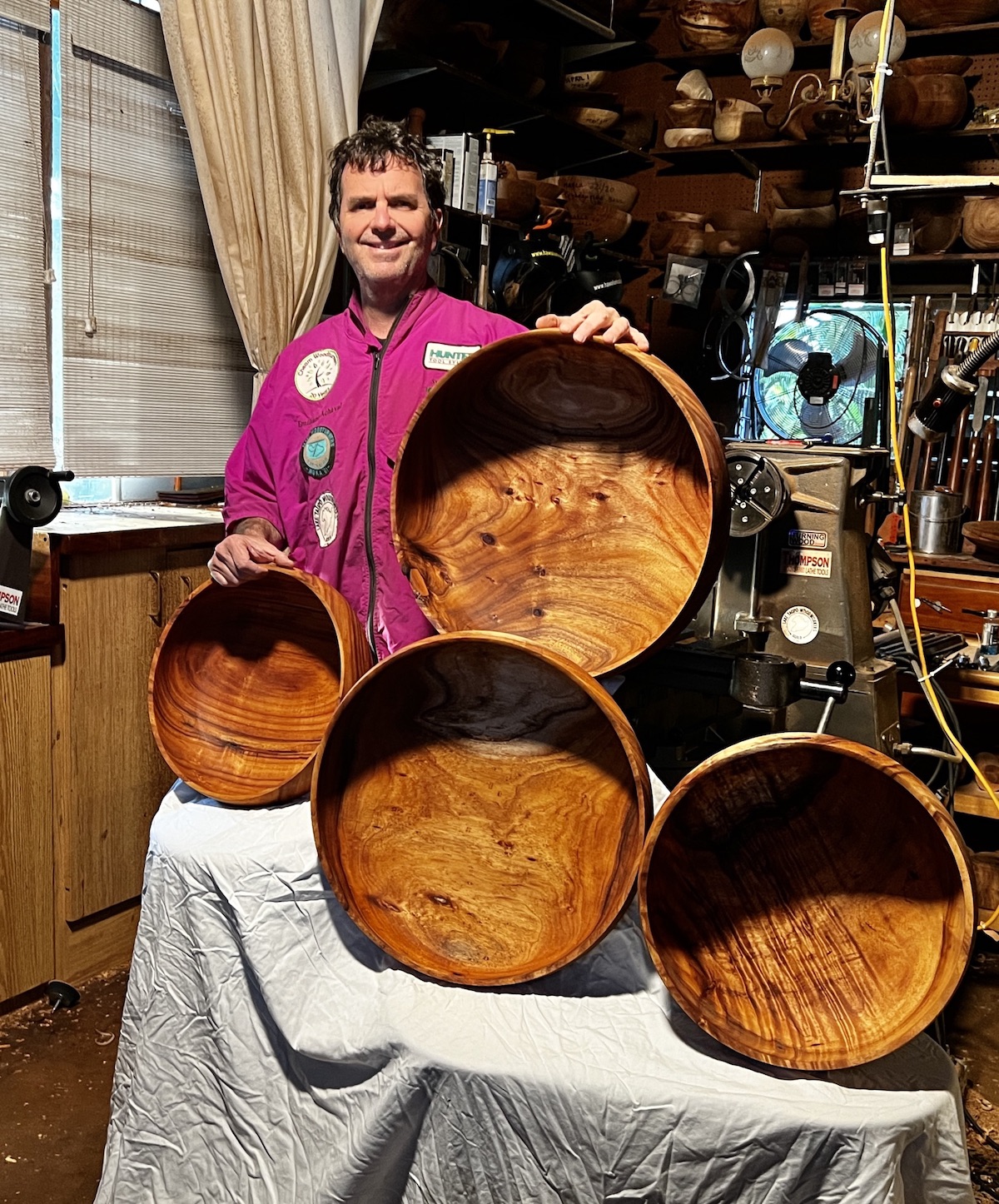 4 Koa Calabashes, custom order.   4 Koa Calabashes, custom order.