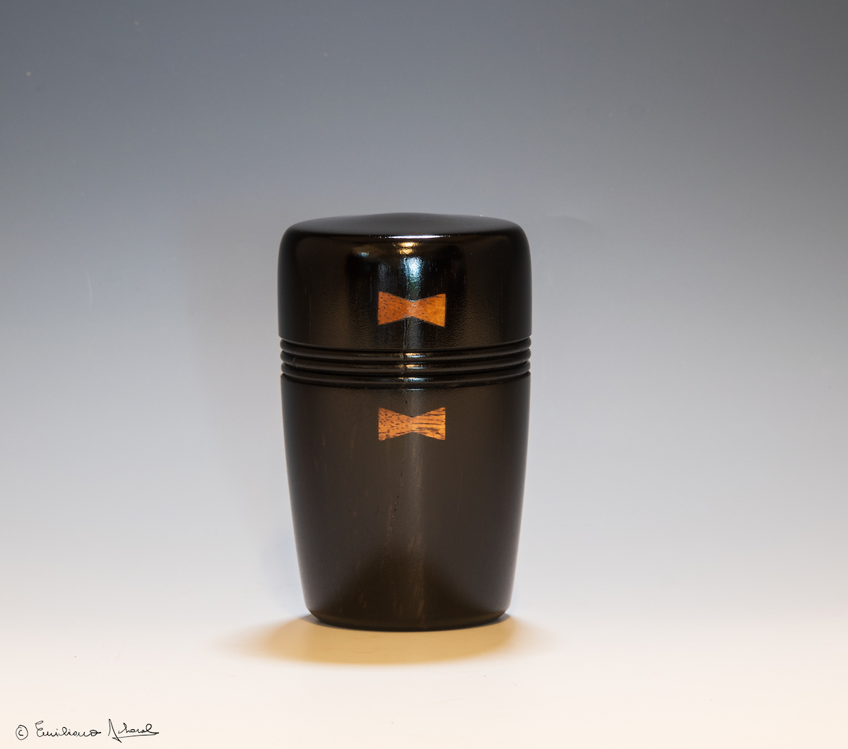 Ebony Box with Threads   Ebony Box with Threads