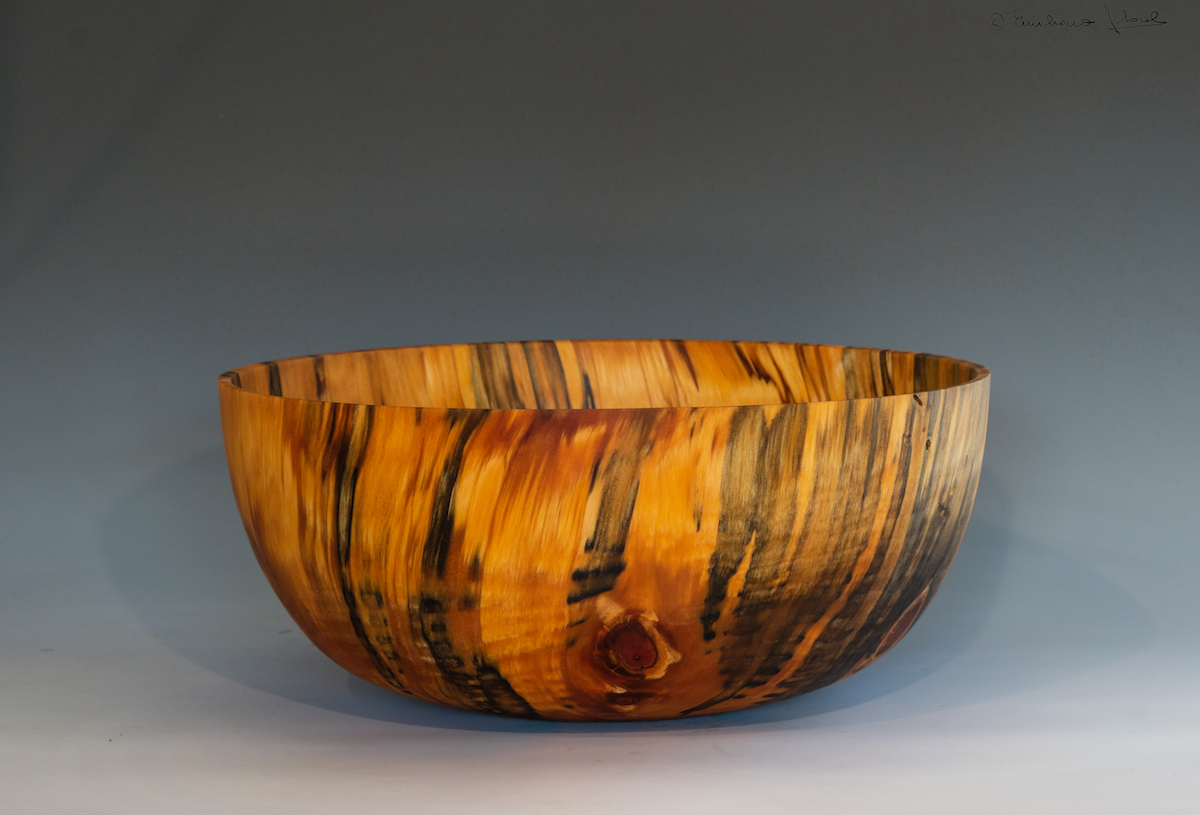  15 in wide Cook Pine bowl 